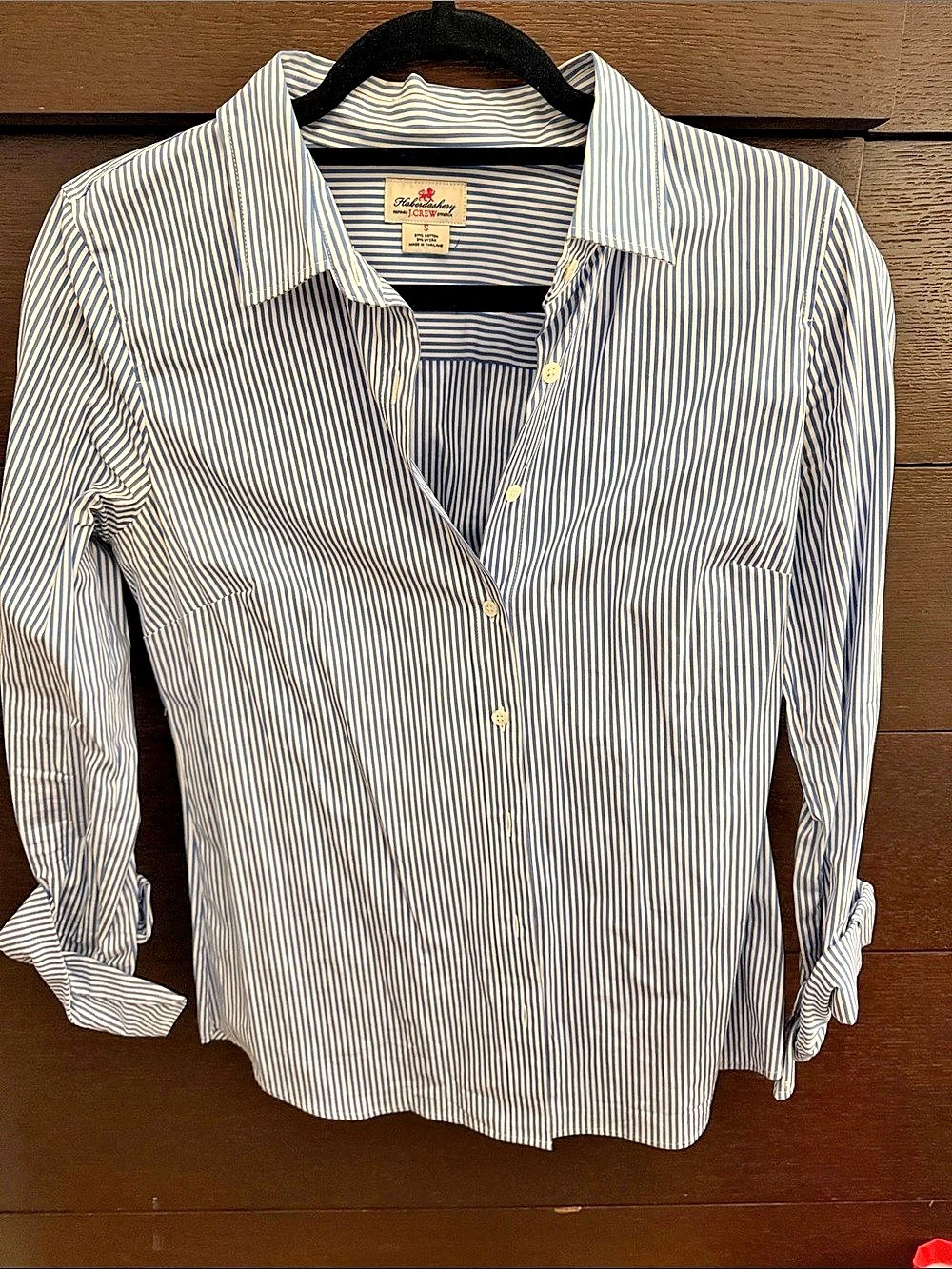 J.Crew Haberdashery J.Crew Refined Stretch Striped Button Down Shirt Refined